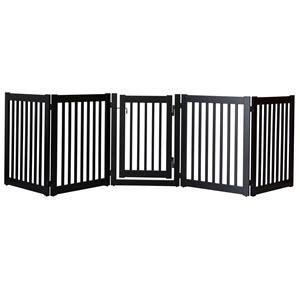 Image of 32 inch Highlander Series Solid Wood Pet Gate- Amish Handcrafted Wood