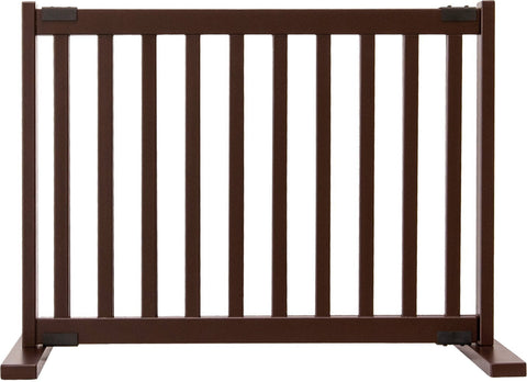 Image of 20" Kensington Series Freestanding Solid Wood Pet Gate- Amish Handcrafted Wood