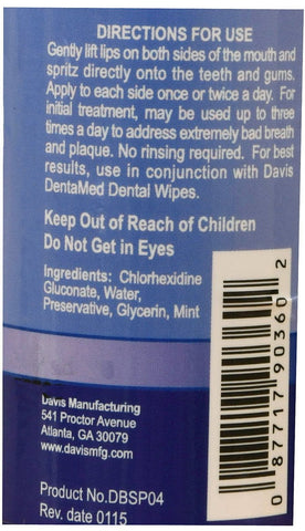 Image of Davis DentaMed Spray, 4 oz