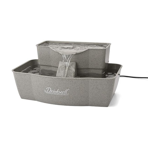 Image of DrinkWell Multi-Tier Plastic Fountain- 100 oz., BPA-free plastic