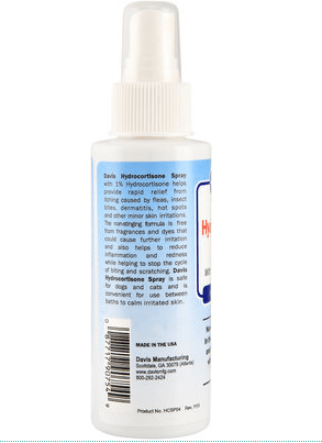 Image of Davis Hydrocortisone Spray, 4oz
