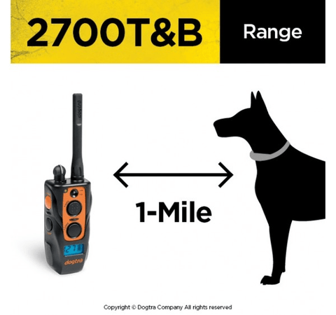 Image of Dogtra 2700 T&B 1-Mile Training & Beeper Collar For 1 Dog