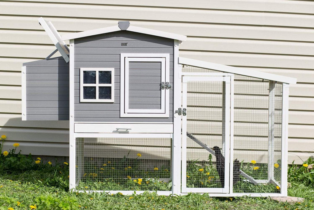 New Age Farm™ & Garden Hampton Chicken Barn and Pen in Grey