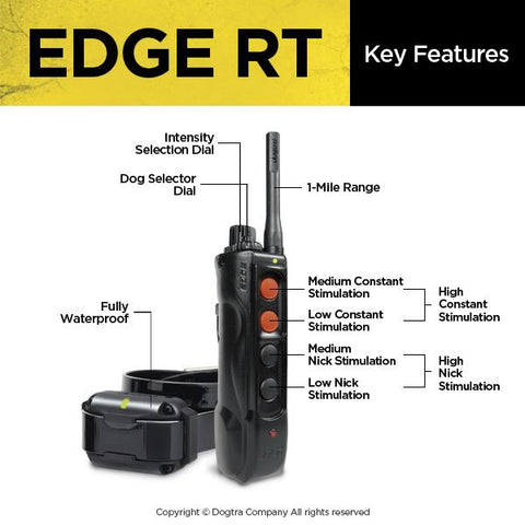 Image of Dogtra Edge RT 1-Mile Range Remote Training System