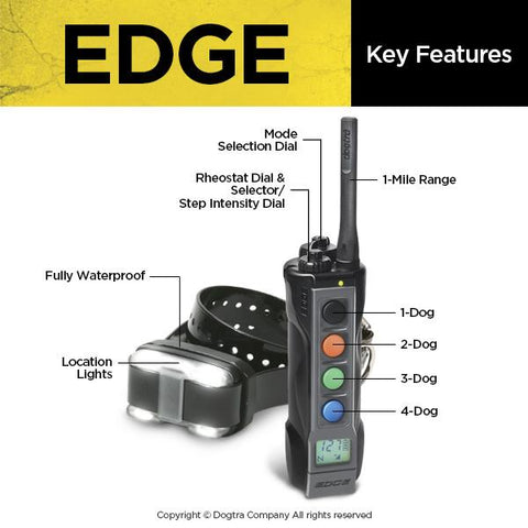 Image of Dogtra EDGE- 1 Mile Remote Trainer e-Collar System
