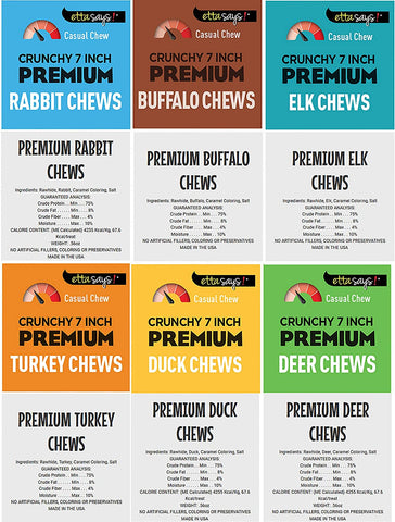 Image of Etta Says! Premium Crunchy 4.5" chews - 36 count box