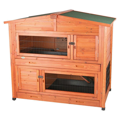 Image of Trixie Pet Natura Rabbit Hutch 2-in-1 with Attic