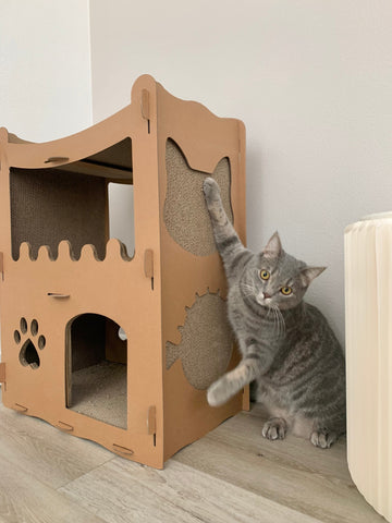Image of Petique Feline Penthouse House Cat House