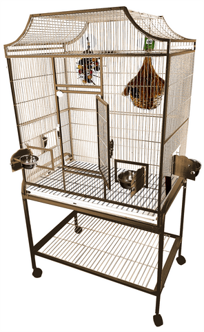 Image of Elegant Style Flight Bird Cage with Stand