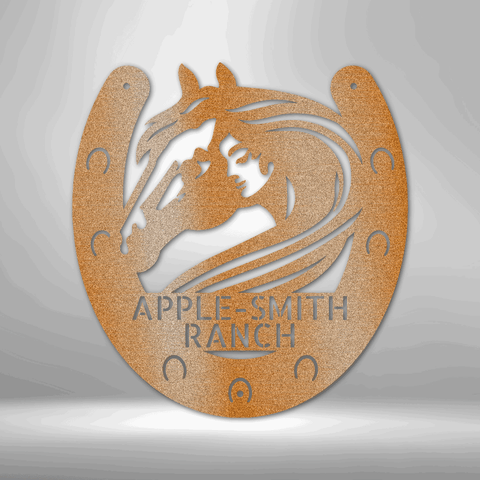 Image of Custom Home Owner Monogram - Steel Sign- Gifts For Him/Her/Mom/Dad For Garden, Home, Backyard
