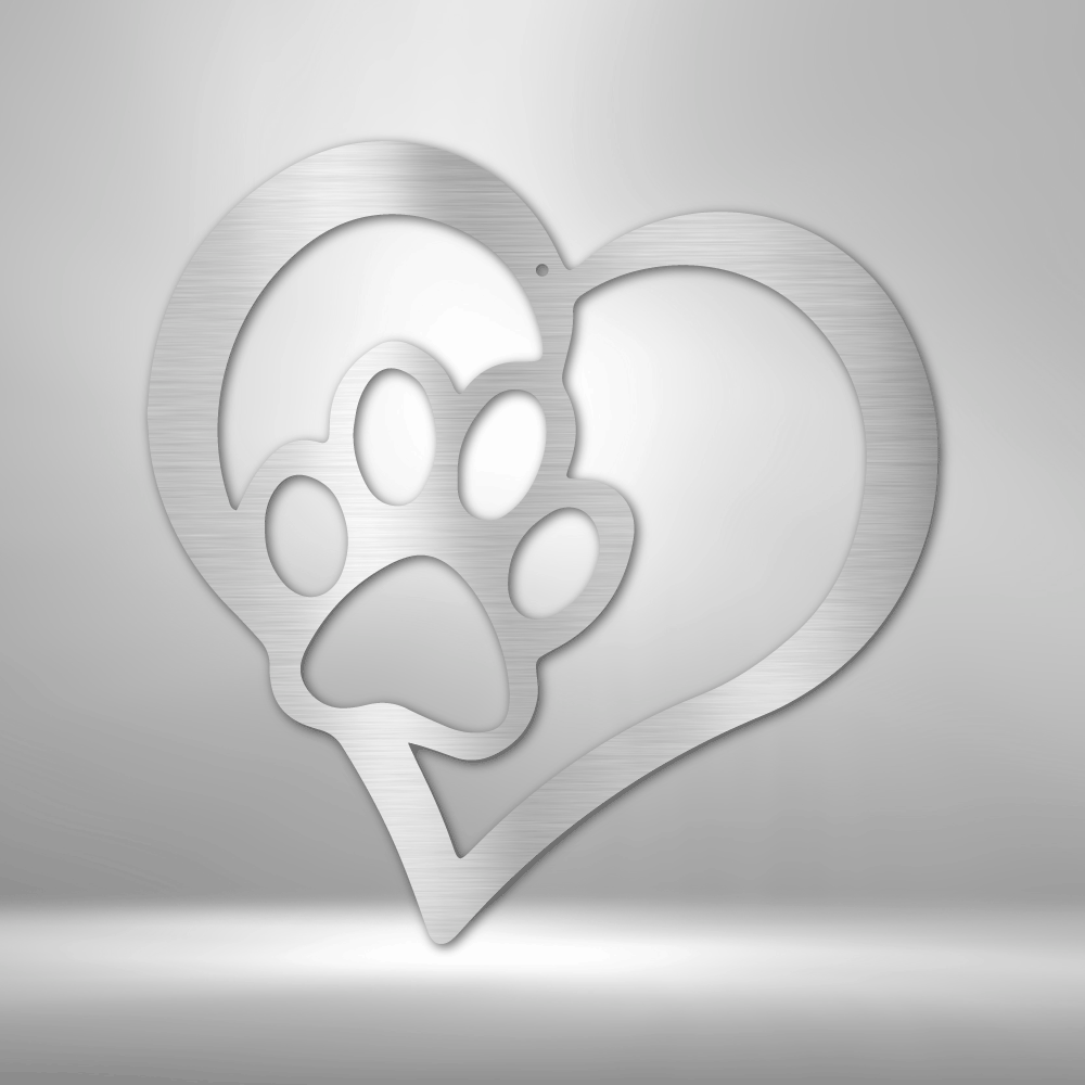 Custom Puppy Love - Steel Sign- Gifts For Him/Her/Mom/Dad For Garden, Home, Backyard
