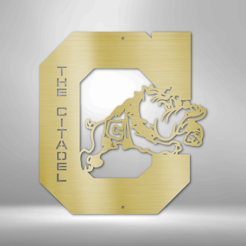 Image of Custom Citadel Mulldog - Steel Sign- Gifts For Him/Her/Mom/Dad For Garden, Home, Backyard