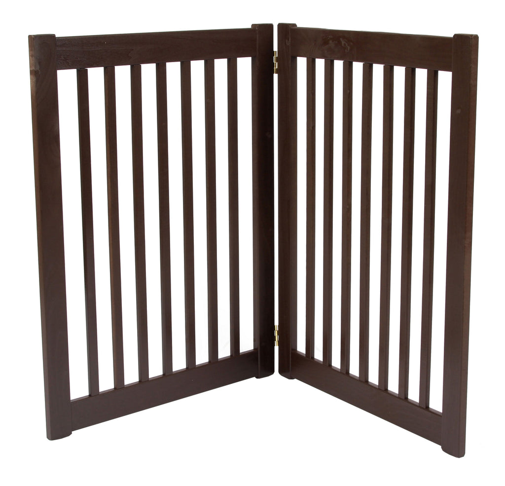 32 inch Highlander Series Solid Wood Pet Gate- Amish Handcrafted Wood