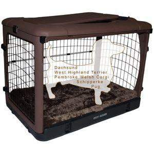 Image of Pet Gear Small 27" Steel Pet Crate with Bolster Pad