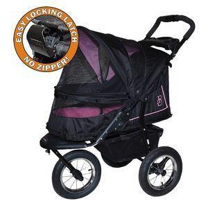 Image of Pet Gear Single And Multiple Pet Stroller- NV NO-ZIP Stroller