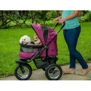 Image of Pet Gear Double Pet NO-ZIP Stroller