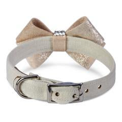 Image of Susan Lanci Designs Glitzerati Nouveau Bow Swarovski Crystal Collar