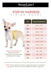 Image of Susan Lanci Designs Glitzerati Pinwheel Step In Harness