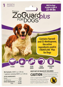 ZoGuard Plus Spot-On for Dogs, 1 month supply