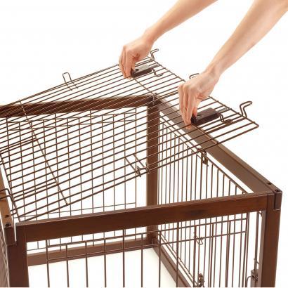 Image of Richell Wooden Pet Crate