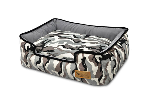 Image of Camouflage Lounge Pet Bed- Eco-friendly