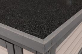 Image of Trixie Pet Natura Insulated Small Cat Home, Grey/Beige