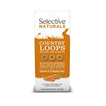 Image of Small Pet Select Premium 100% Natural Country Loops With Timothy Timothy Hay & Carrot