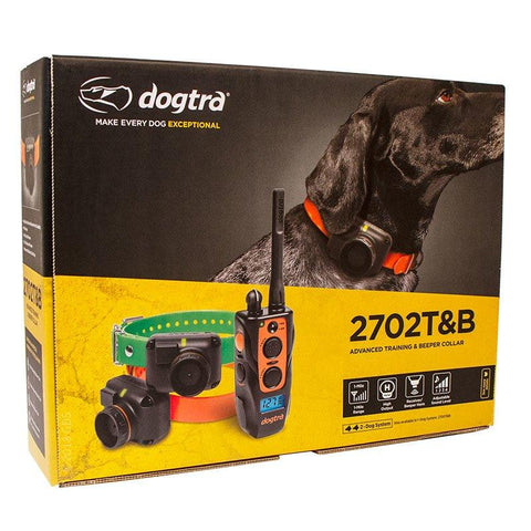 Image of Dogtra 2702 T&B 1-Mile Range Waterproof Training & Beeper e-Collars For 2 Dogs
