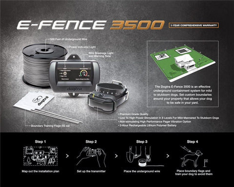 Image of Dogtra E-Fence 3500 RX In-Ground Dog Fence Collar