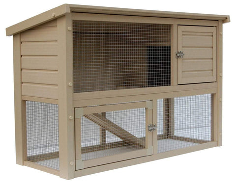 Image of New Age Farm™ & Garden EcoConcepts Columbia Rabbit Hutch in Grey