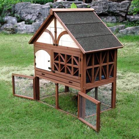 Image of Merry Products & Garden Tudor Rabbit Hutch