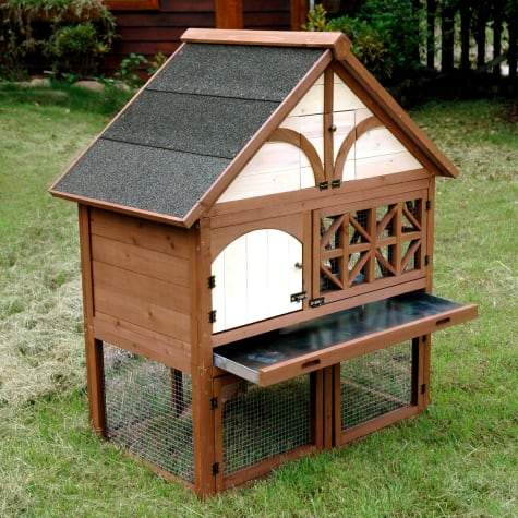 Image of Merry Products & Garden Tudor Rabbit Hutch