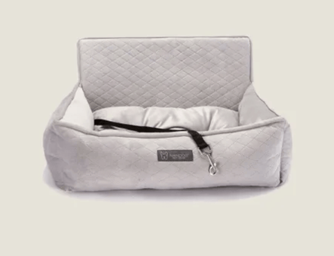 Image of Nandog Dog Car Seat (LIGHT GREY) - LARGE 22 " x 15"