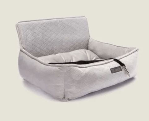 Image of Nandog Dog Car Seat (LIGHT GREY) - LARGE 22 " x 15"