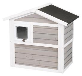 Image of Trixie Pet Natura Insulated 2 Story Cat Home