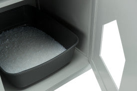 Image of Trixie Pet Standard Wood Litter Box Enclosure with Top Shelf, Gray
