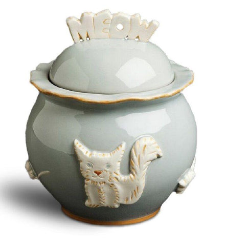 Image of Carmel Ceramica Cat Treat Jar