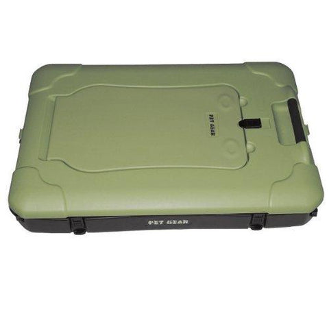 Image of Pet Gear Small 27" Steel Pet Crate with Bolster Pad