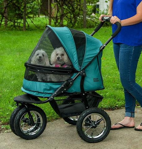 Image of Pet Gear Double Pet NO-ZIP Stroller