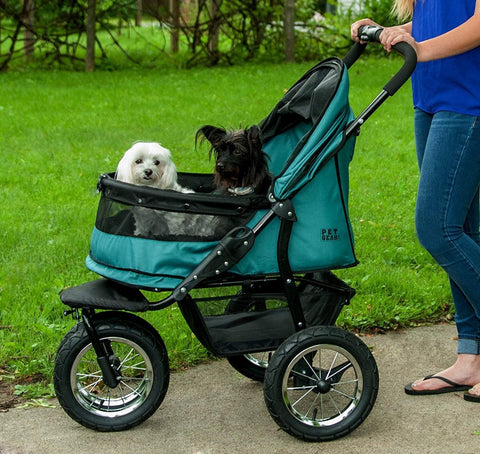 Image of Pet Gear Double Pet NO-ZIP Stroller