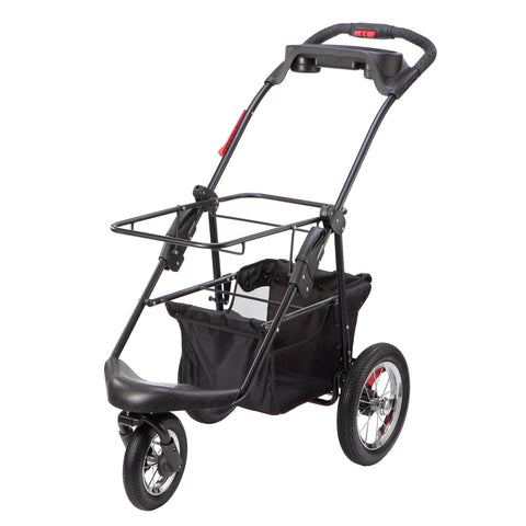 Image of Petique 5-in-1 Pet Stroller FRAME ONLY (Stainless Steel Tires)