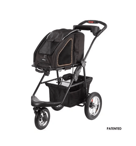 Image of Petique 5-in-1 Pet Stroller (Complete Set with Pet Carrier and Stroller Frame)