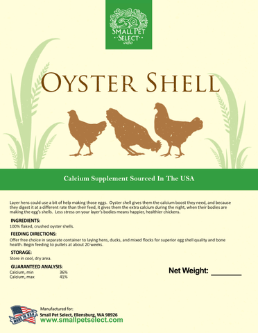 Image of Small Pet Select Chicken Flaked Oyster Shell Supplement