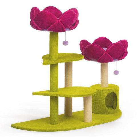 Image of Prevue Pet Kitty Power Paws Flower Garden