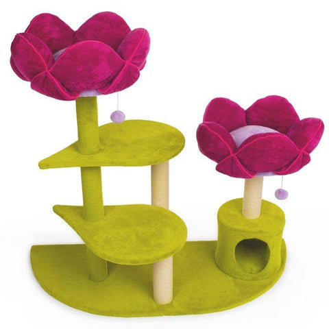 Image of Prevue Pet Kitty Power Paws Flower Garden