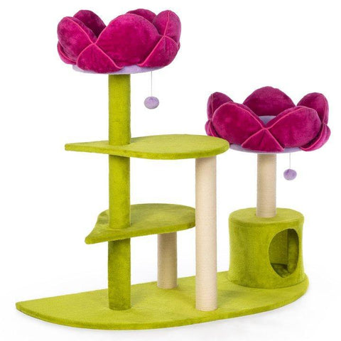 Image of Prevue Pet Kitty Power Paws Flower Garden
