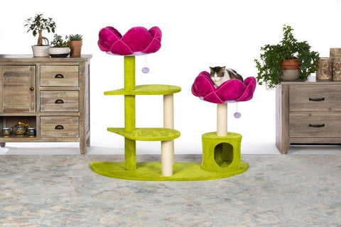 Image of Prevue Pet Kitty Power Paws Flower Garden