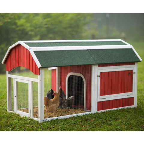 Image of Prevue Pet Products Red Barn Chicken Coop