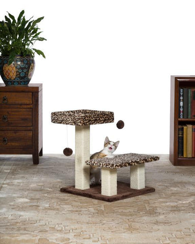Image of Prevue Pet Kitty Power Paws Leopard Terrace