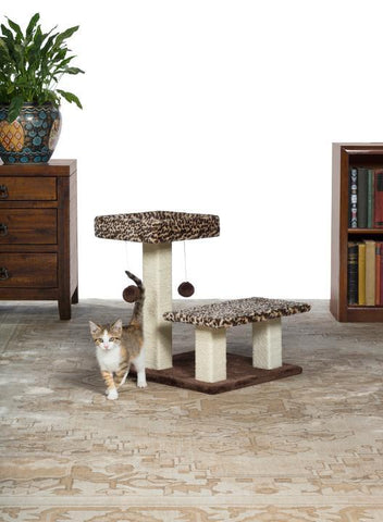 Image of Prevue Pet Kitty Power Paws Leopard Terrace